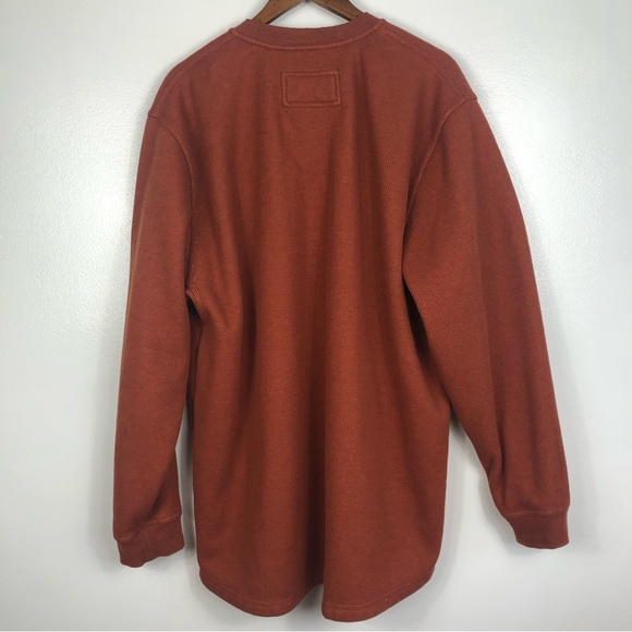 LL Bean Katahdin Iron Works Waffle Fleece Lined Shirt XXL - Picture 2 of 9